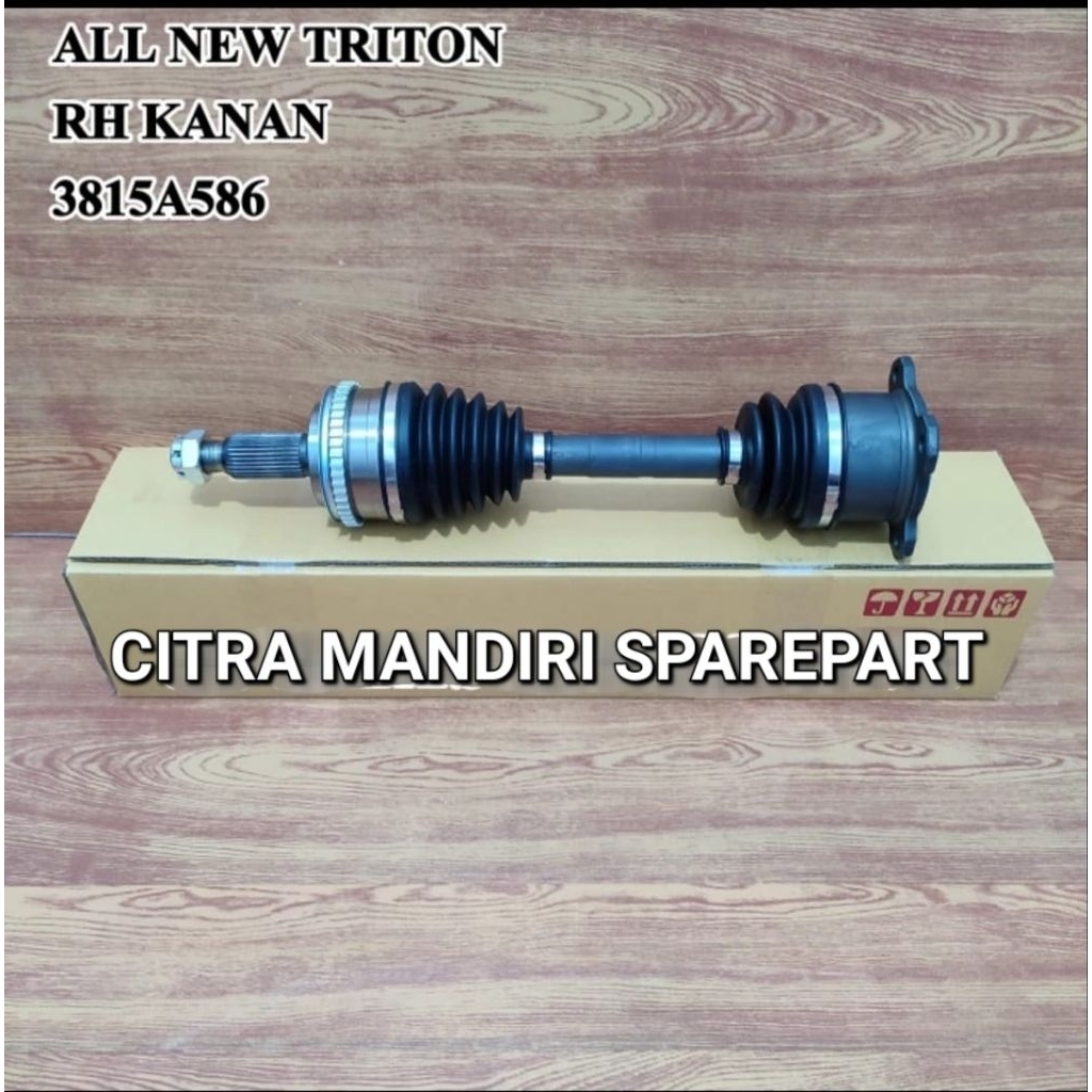 Drive shaft/cv joint assy RH(kanan)mitsubishi triton HDX/All new triton