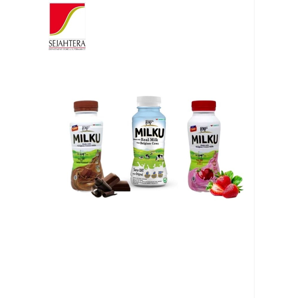 

MILKU SUSU UHT ALL VARIAN 200ML BTL