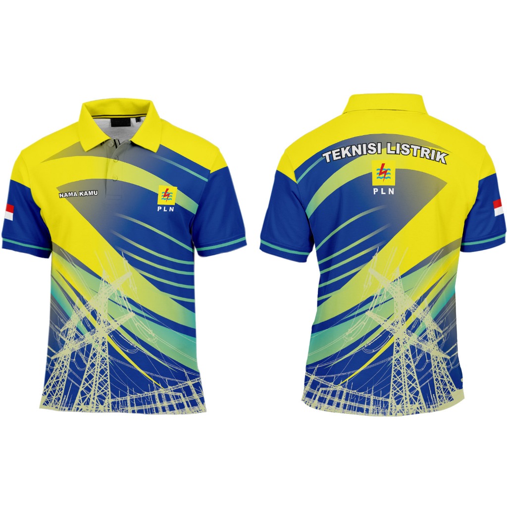 Baju  PLN Terbaru  | Jersey PLN Fullprint | Baju Termurah Dan Keren Dengan Kualitas Terbaik art88