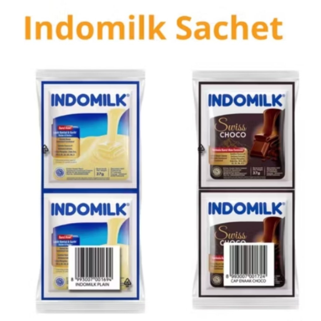 

Indomilk Sachet 37gr Vanila / Coklati isi 6 pcs