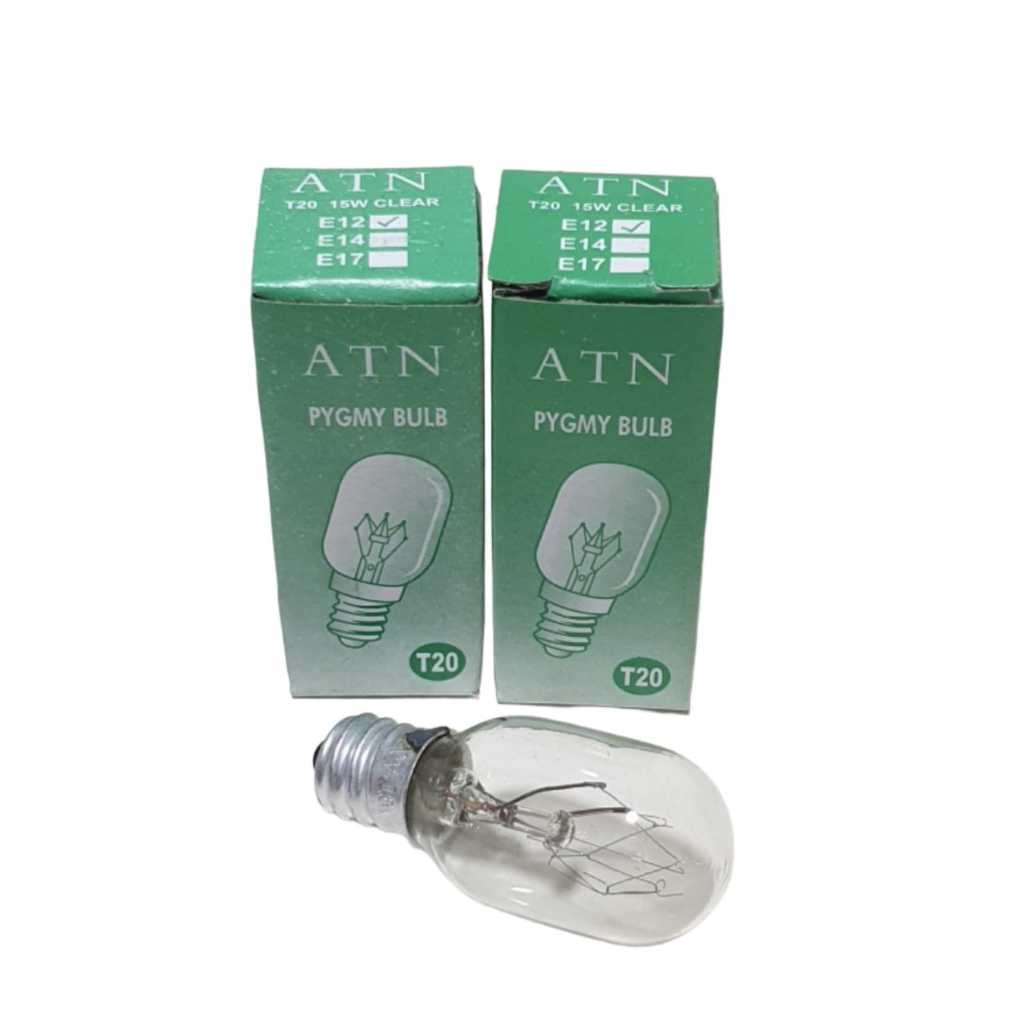 LAMPU BOHLAM KULKAS ATN PYGMY BULB 15W T20 E12 | E17