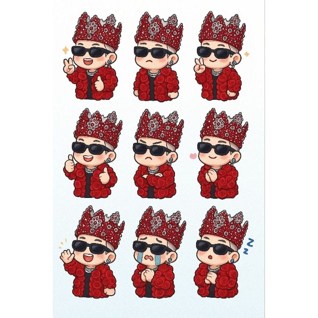 

Sticker pack G-Dragon // K-pop // Bigbang