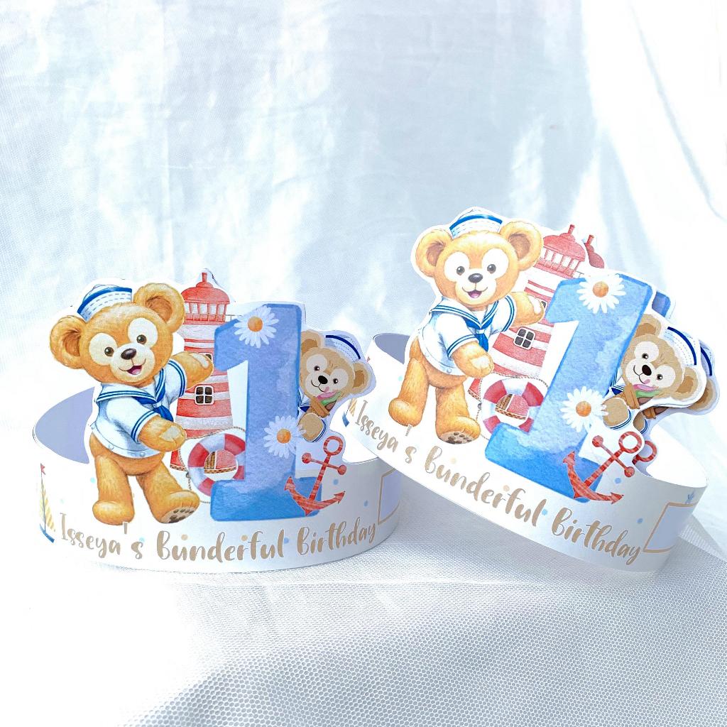 

Duffy Bear - Party Topi Ulang Tahun Anak / Hiasan Kepala Birthday Party