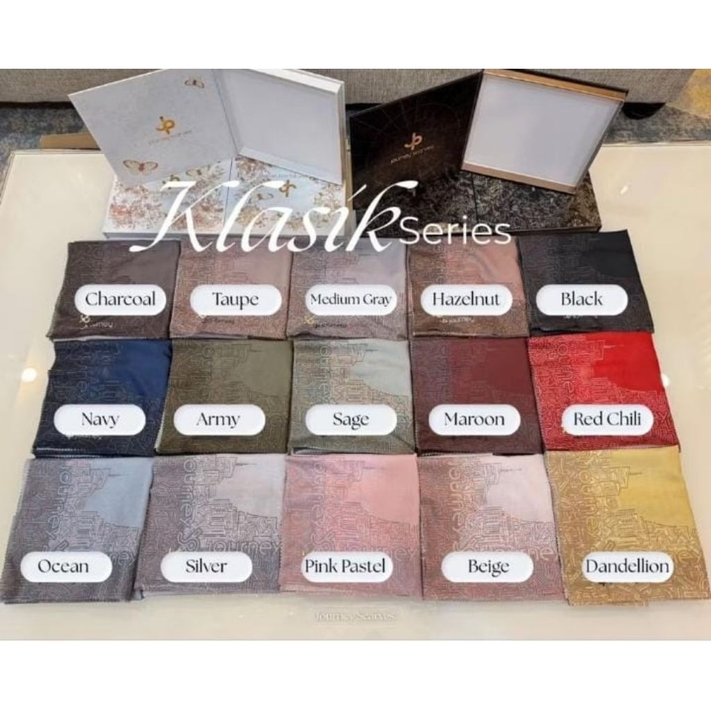 JOURNEY HIJAB ORI PREMIUM MOTIF SERIES TERBARU KLASIK
