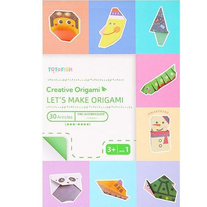 

Origami Kertas Lipat Paper Art Craft Beragam Motif karakter Hewan Benda Warna Pastel Kualitas kertas