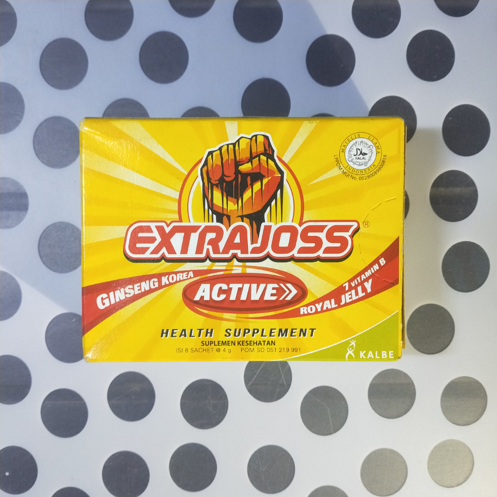 

EXTRA JOSS ACTIVE 1 BOX ISI 6 SACHET EXTRAJOSS ACTIVE ISI 6 (1 BOX)