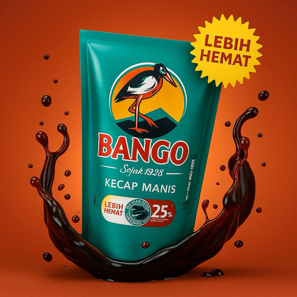 

Bango Kecap Manis 950g - Kemasan Jumbo Hemat