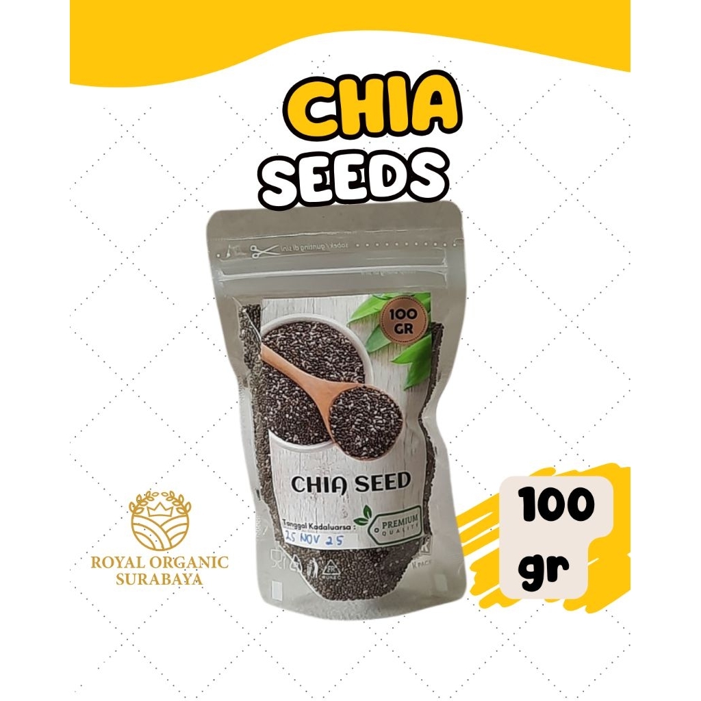 

Chia Seeds Superfood kemasan 100gr dan 250gr