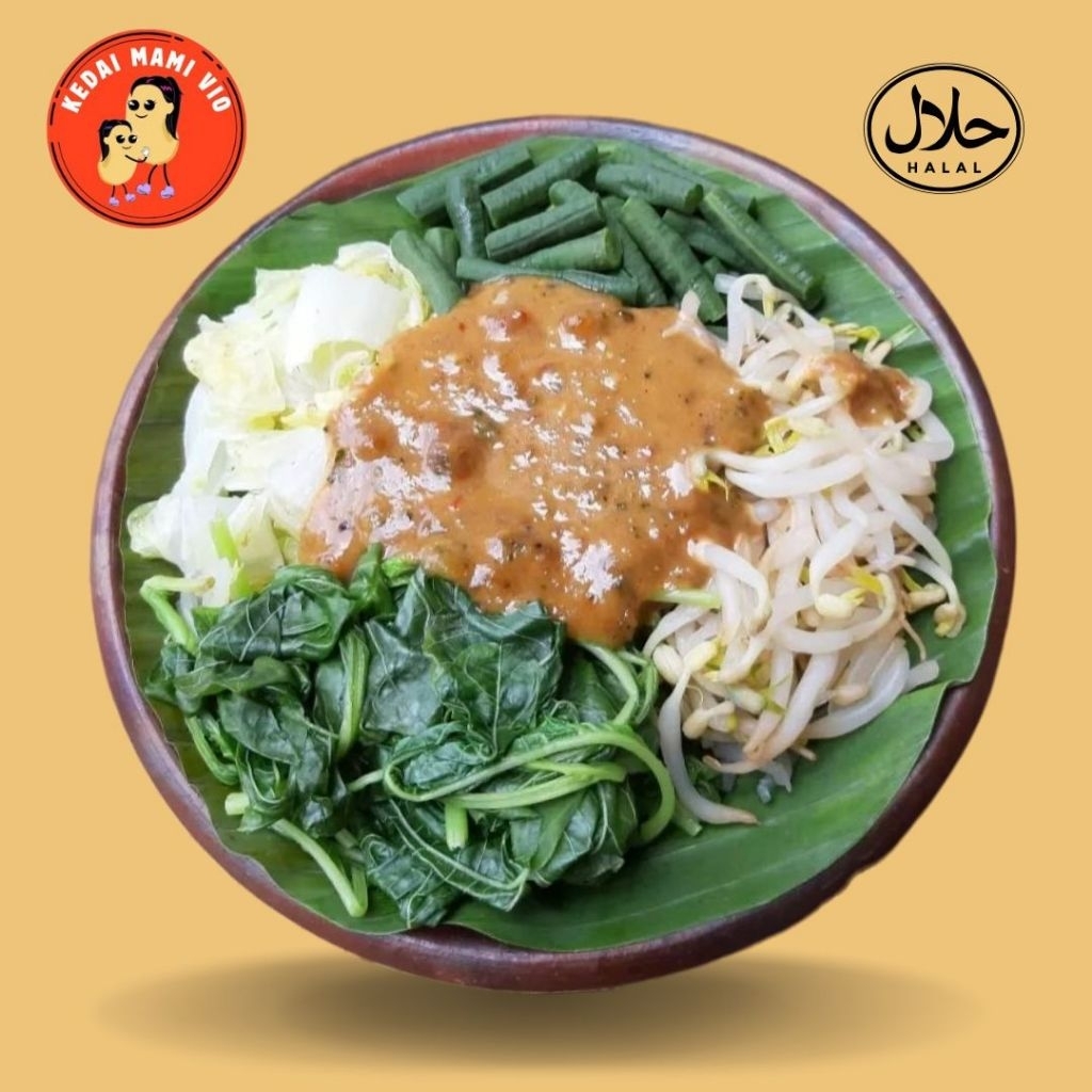 

pecal sayur matang pecal sayuran kedai mami vio karawang