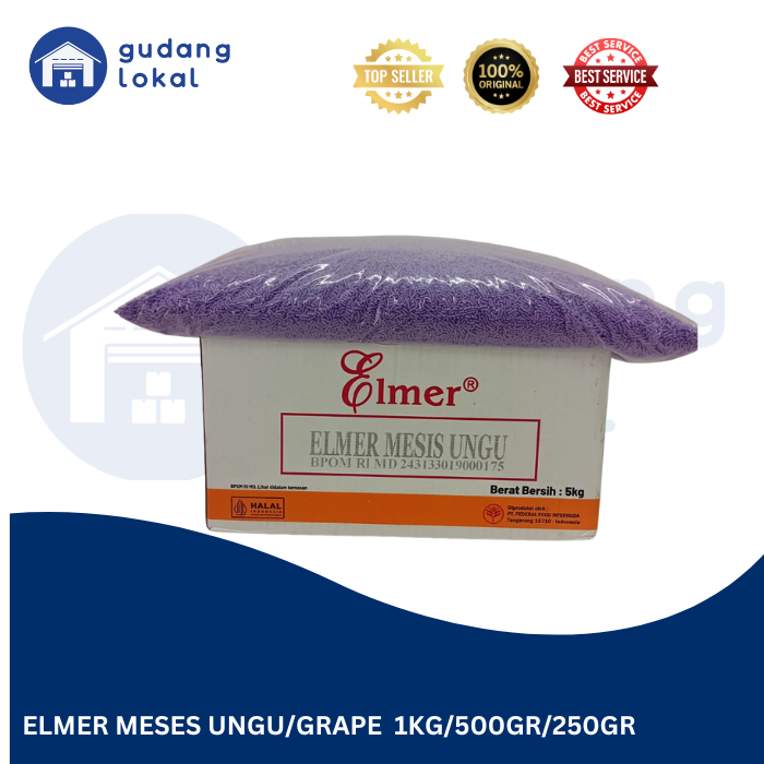 

ELMER MESES UNGU/GRAPE 1KG/ 500GR/ 250GR