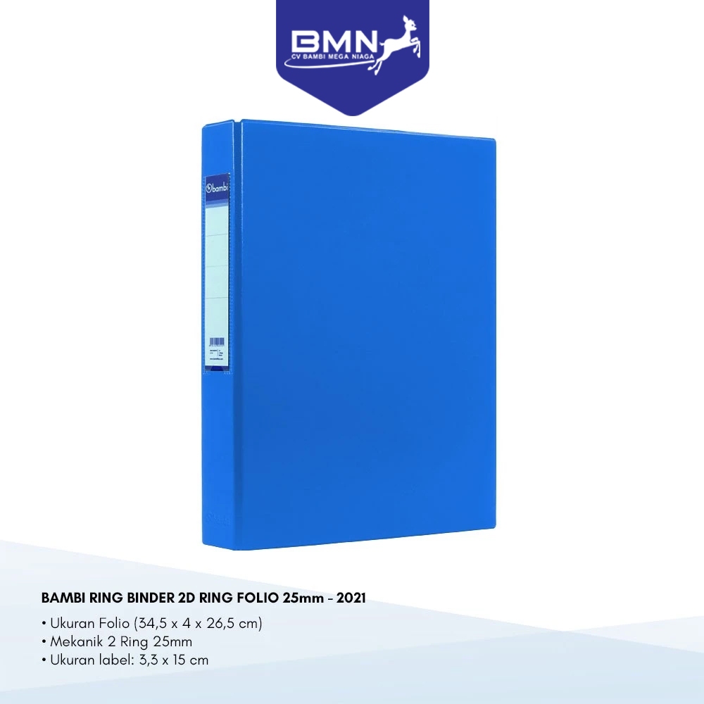 

Bambi Ring Binder Folio Size 25 mm 2 Ring D – 2021