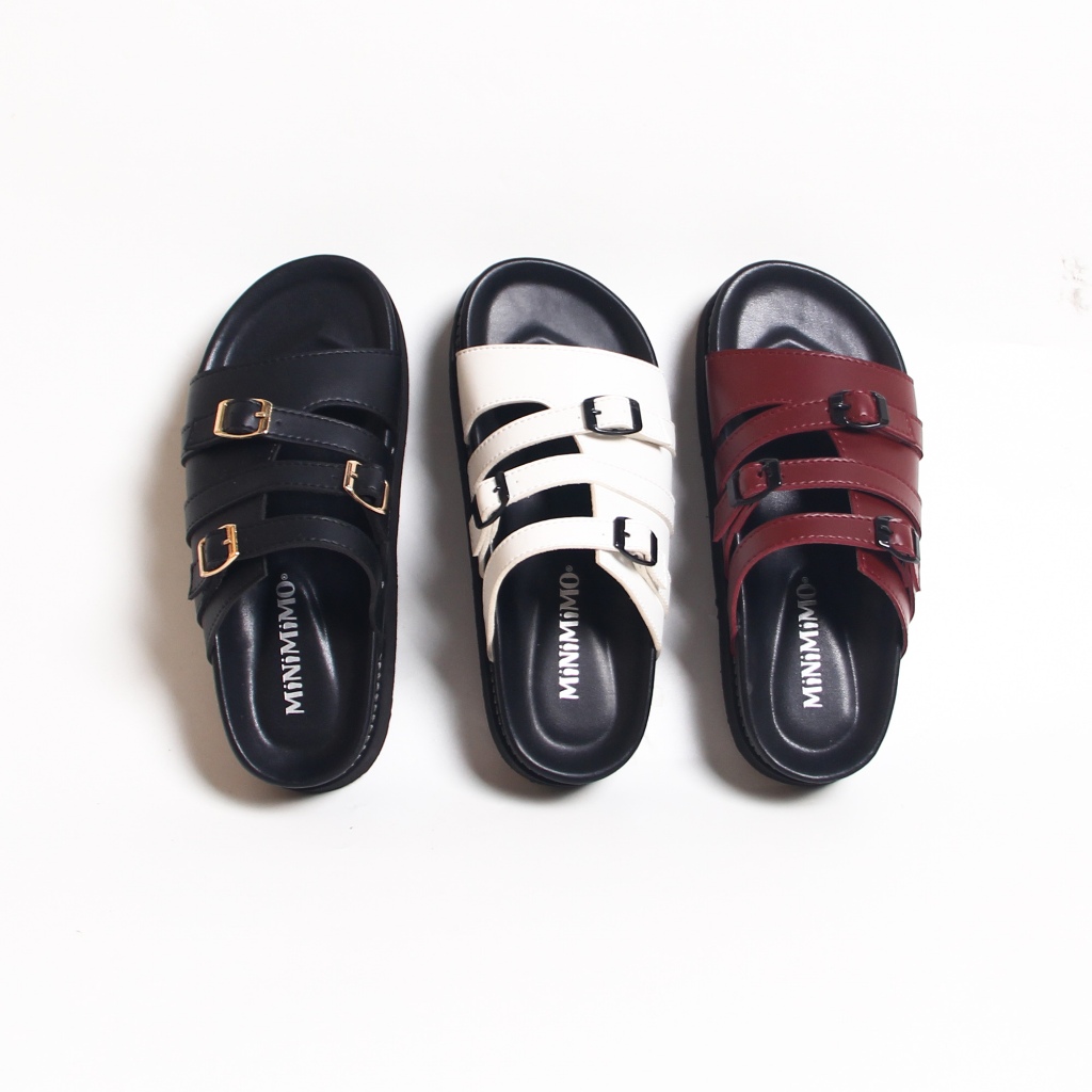 UNCLE JACK Sandal Casual Wanita Kulit Platform Anti Slip Chava