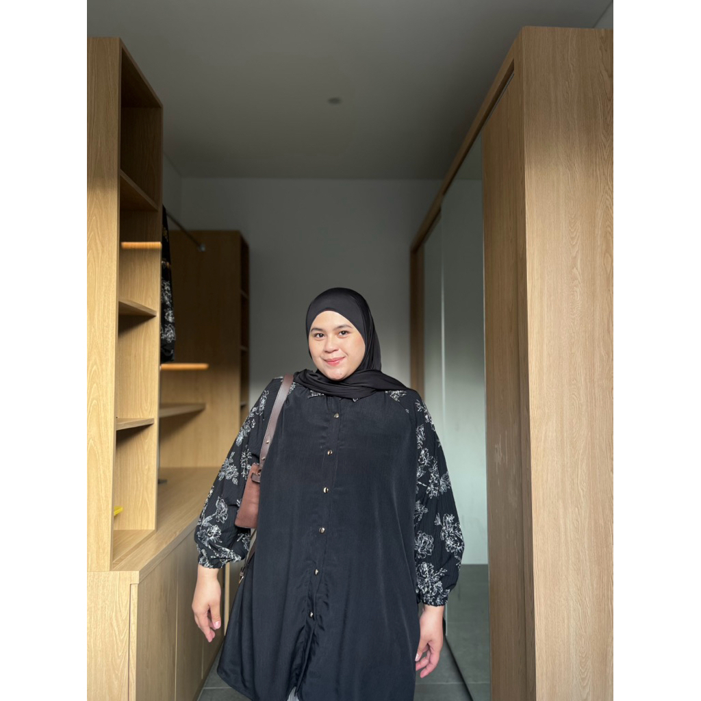 ATASAN JUMBO LD 150cm CLARISSA SHIRT BAJU WANITA KEKINIAN