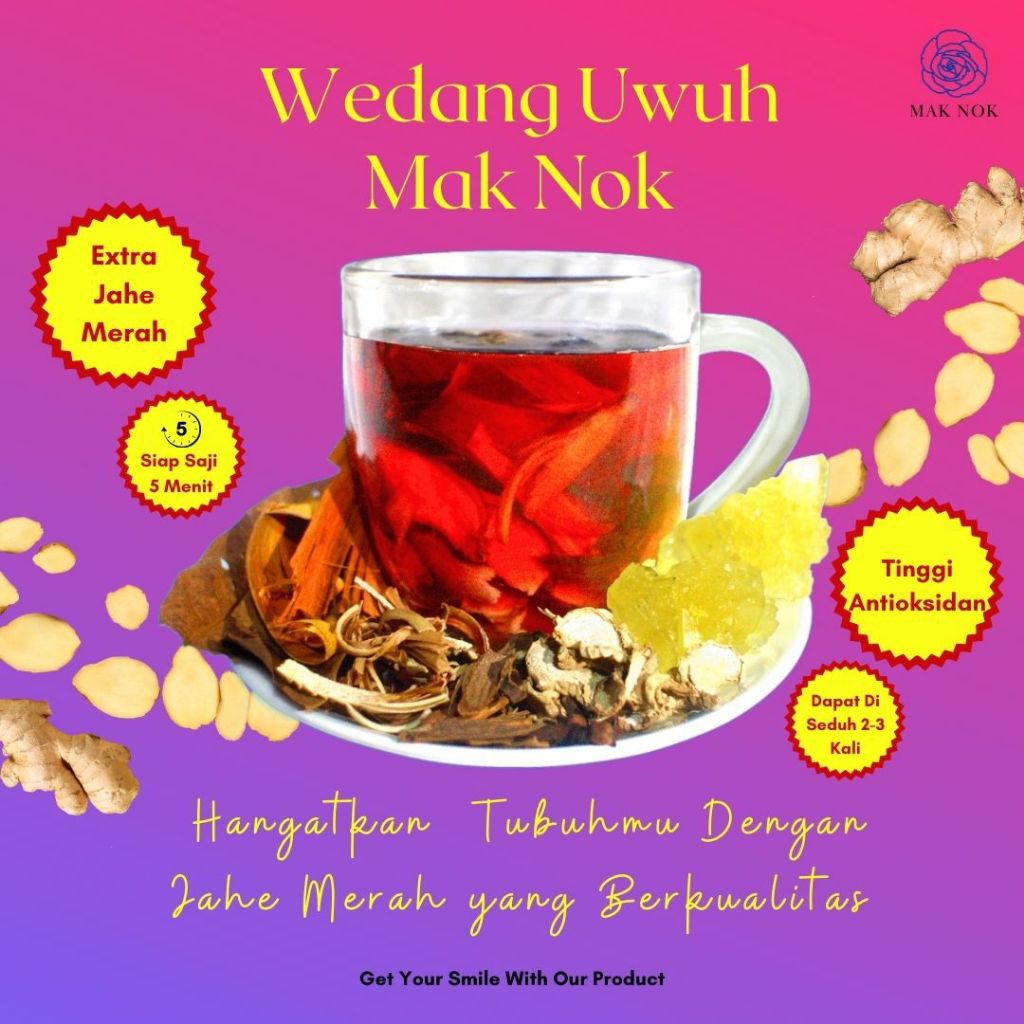 

Wedang Uwuh Mak Nok ( 1 Pack isi 6 pcs )