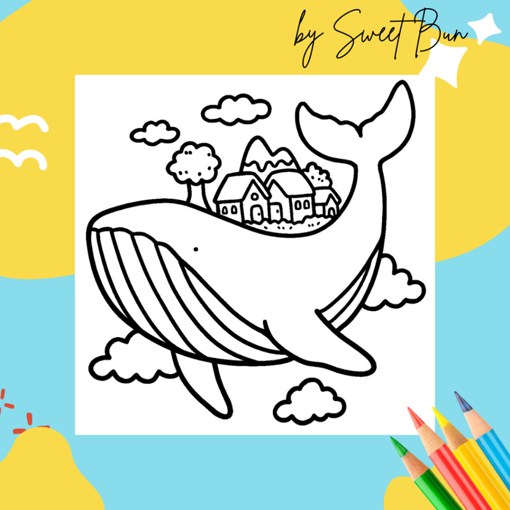 

[Whispers] Buku Mewarnai Anak Remaja Dewasa - Ocean Scene Coloring Book
