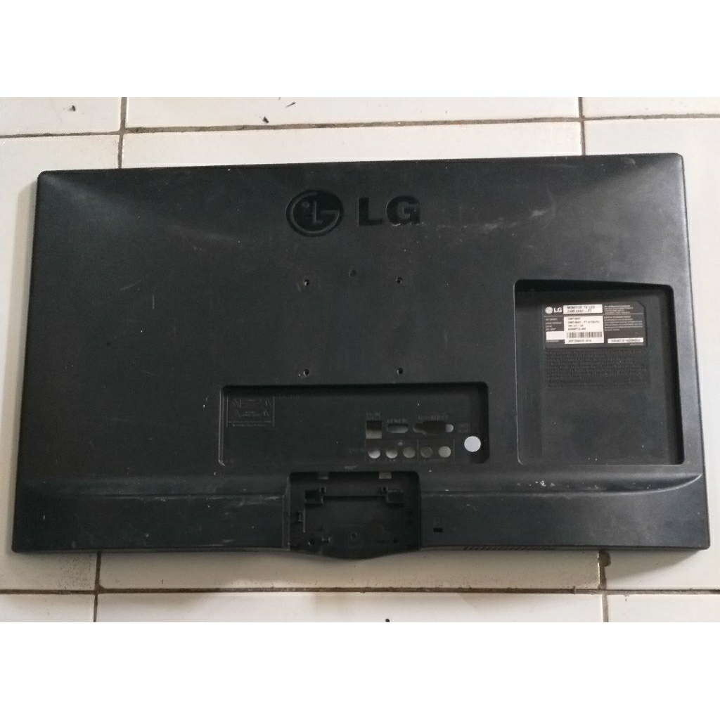CASHING BAGIAN BELAKANG LG MONITOR TV LED 24MT48AF - PT. ATIQLPD 19V - 1.6A
