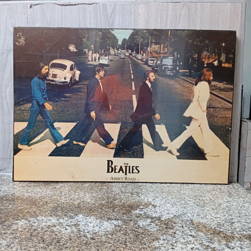 Poster Antik Asli The Beatles Abbey Road