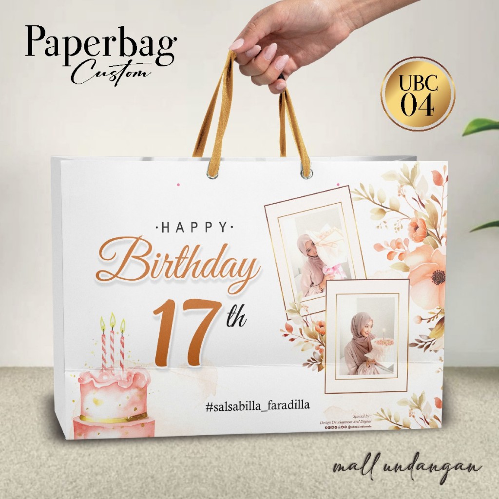 

PAPER BAG ULANG TAHUN BAHAN BRIEF CARD - PAPERBAG ULTAH - TAS HAMPERS LUCU CUSTOM NAMA