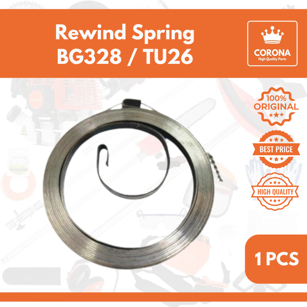 Per Starter Rewind Spring BG 328 TU26 Tarikan Recoil Stater Engkol Mesin Semprot Potong Rumput 318