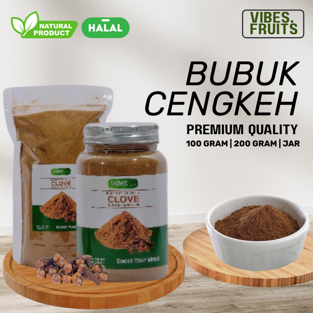 

Bubuk Cengkeh Premium 100gr 200gr / Cengkih Bubuk Bumbu Rempah Masakan / Clove Powder Pure