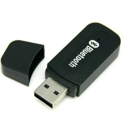 Usb Bluetooth Receiver Jek Jack Konektor Audio Spiker Speaker Musik Mobil 3.5mm Good Quality