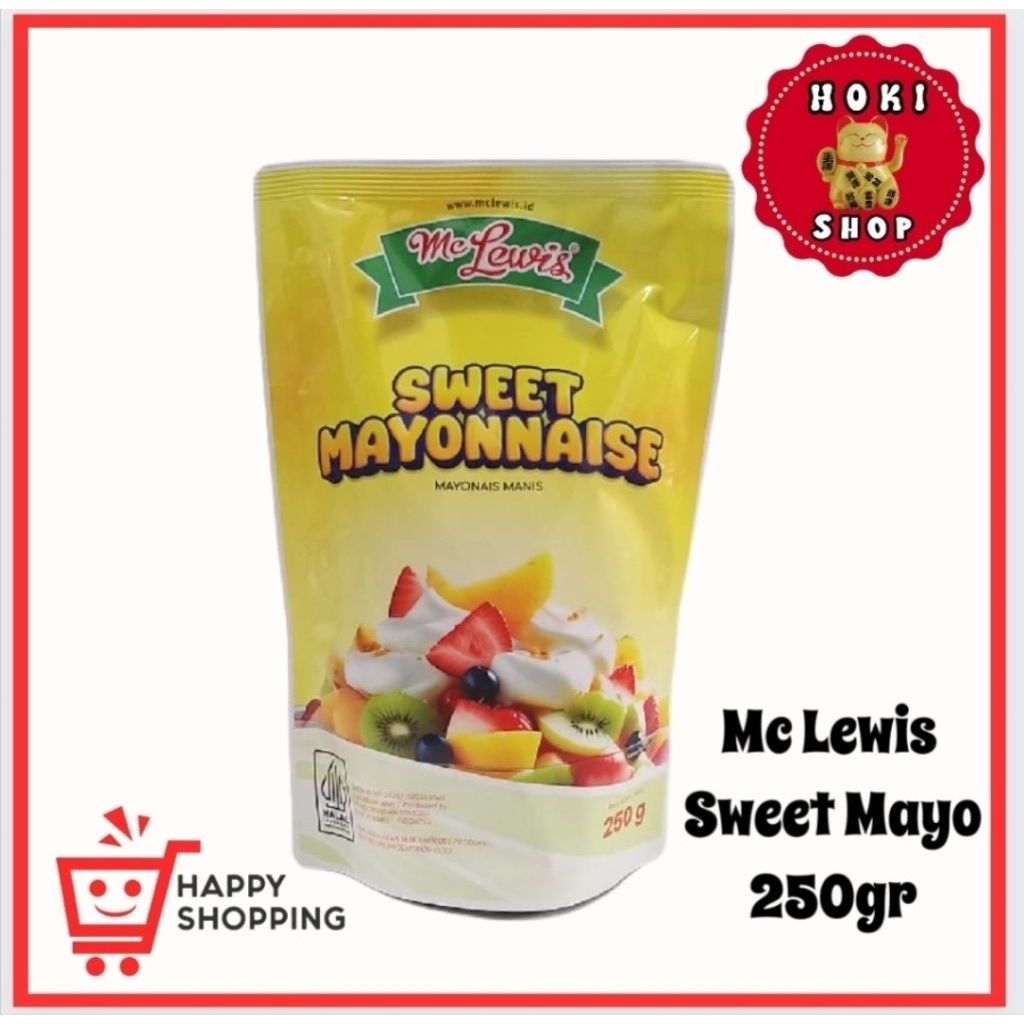 

Mc Lewis Sweet Mayonaise 250gr / McLewis Sweet Mayonais / Sweet Mayonise