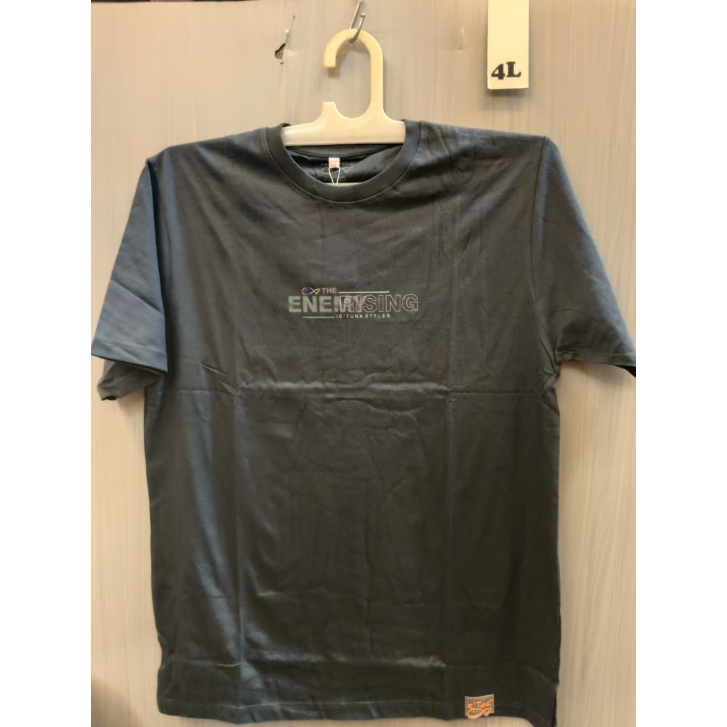 Kaos tshirt ietuna IE tuna tulisan simple lengan pendek original