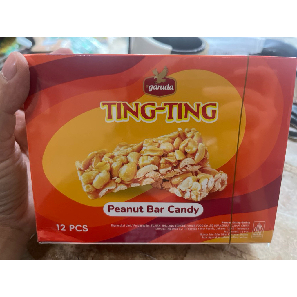 

Ting-Ting Peanut Bar Candy Perpak Isi 12 Pcs