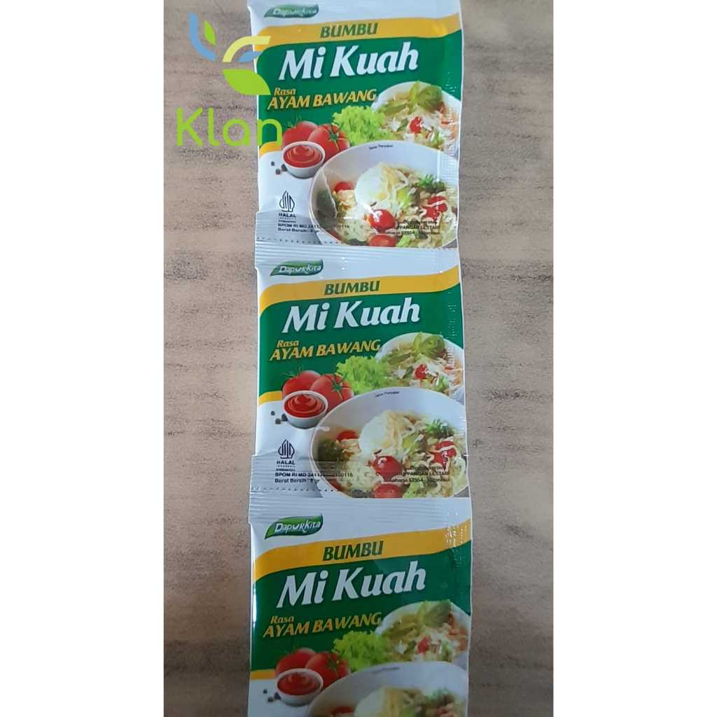 

DAPUR KITA BUMBU MIE KUAH 5GR/ BUMBU INSTAN MIE KUAH