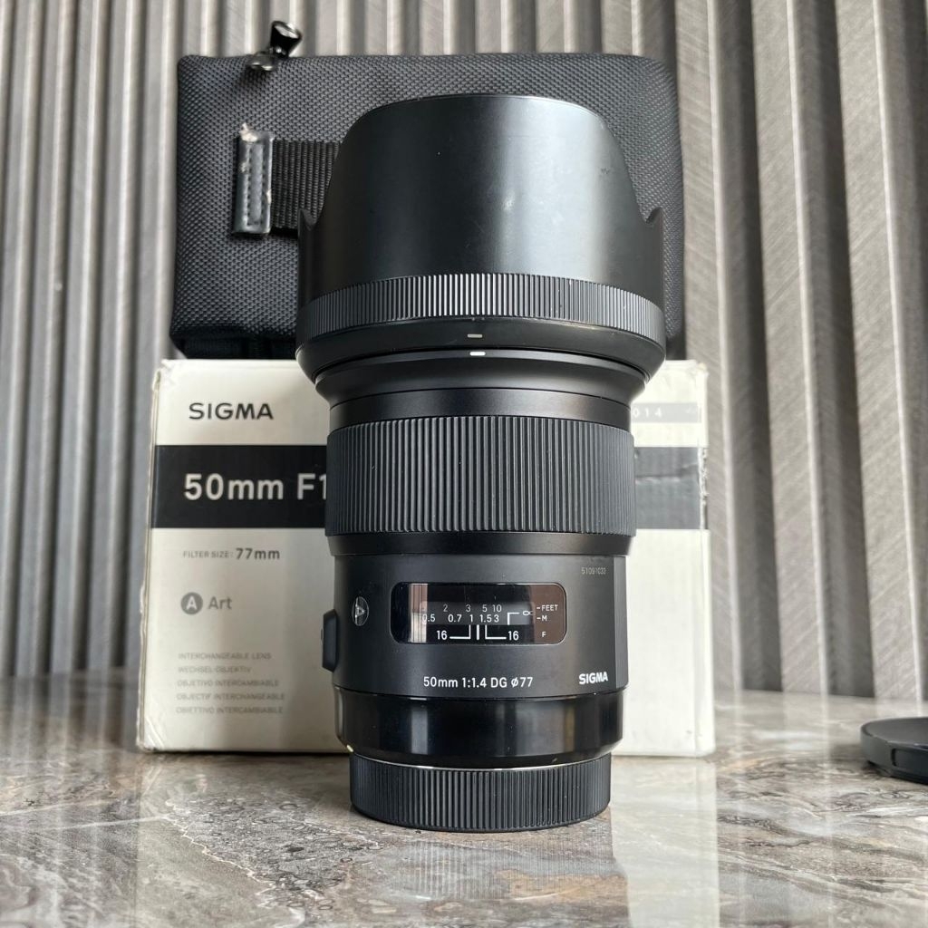 LENSA SIGMA 50MM F1.4 FOR CANON DSLR