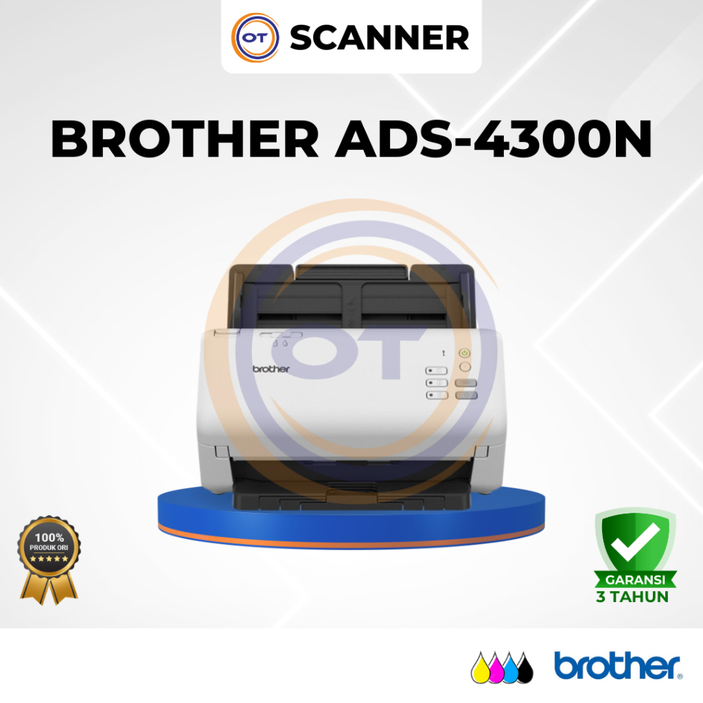 BROTHER Scanner ADS4300N Scanner Brother Network ADS 4300N ADS 4300 N