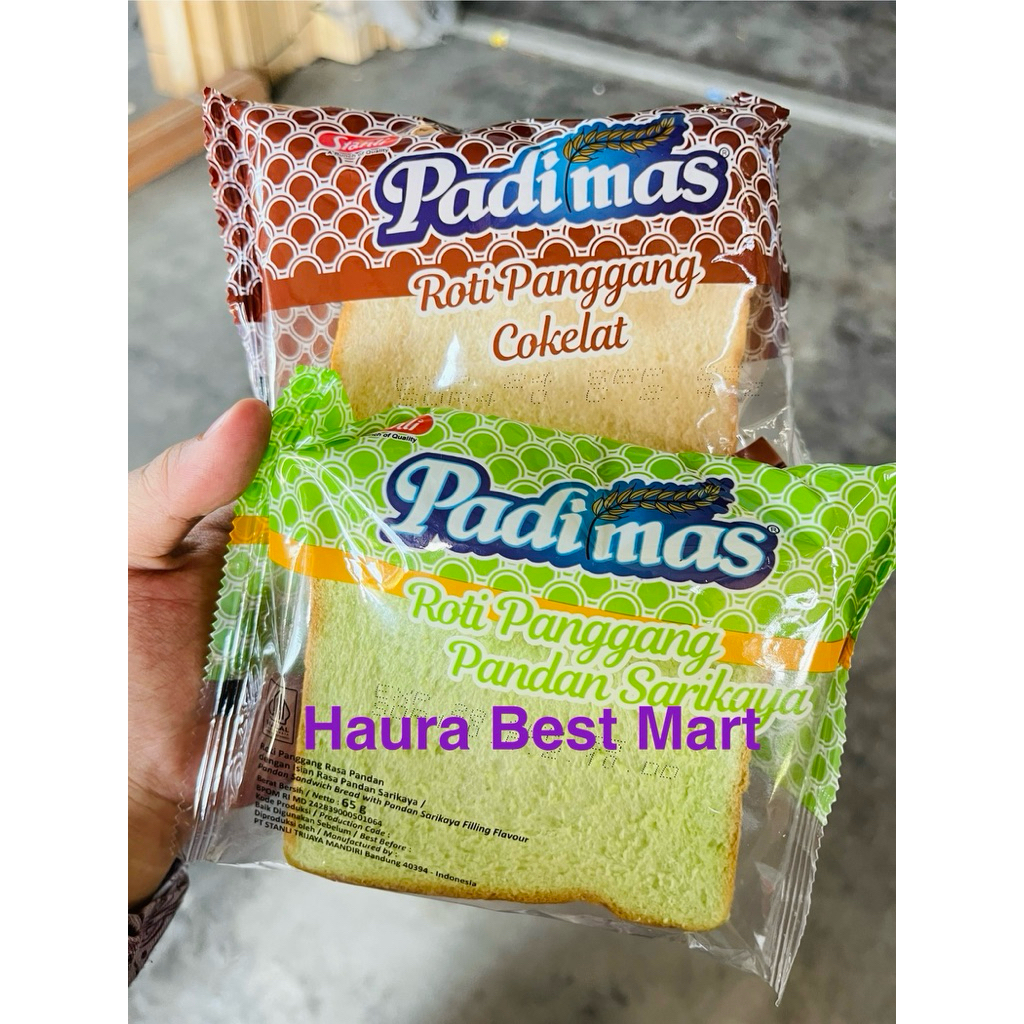 

Padi Mas Roti panggang pandan srikaya 4 pcs