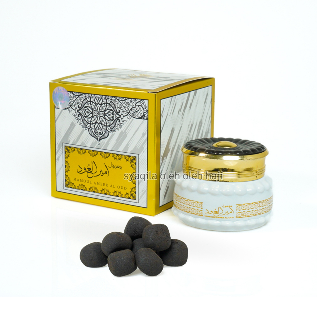 Bukhur Bulat Ameer Al Oud Almas 60gram Buhur Mamoul Dupa Arab Pengharum Ruangan Impor