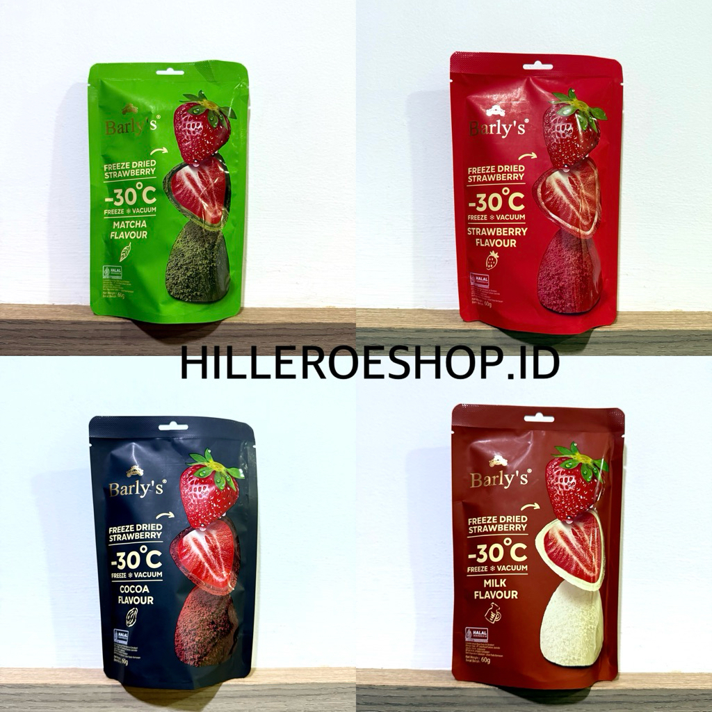 

COKLAT BARLY’S BARLYS FREEZE DRIED STRAWBERRY 60GR CHOCOLATE IMPORT 60GRAM MATCHA / MILK / COCOA / STRAWBERRY