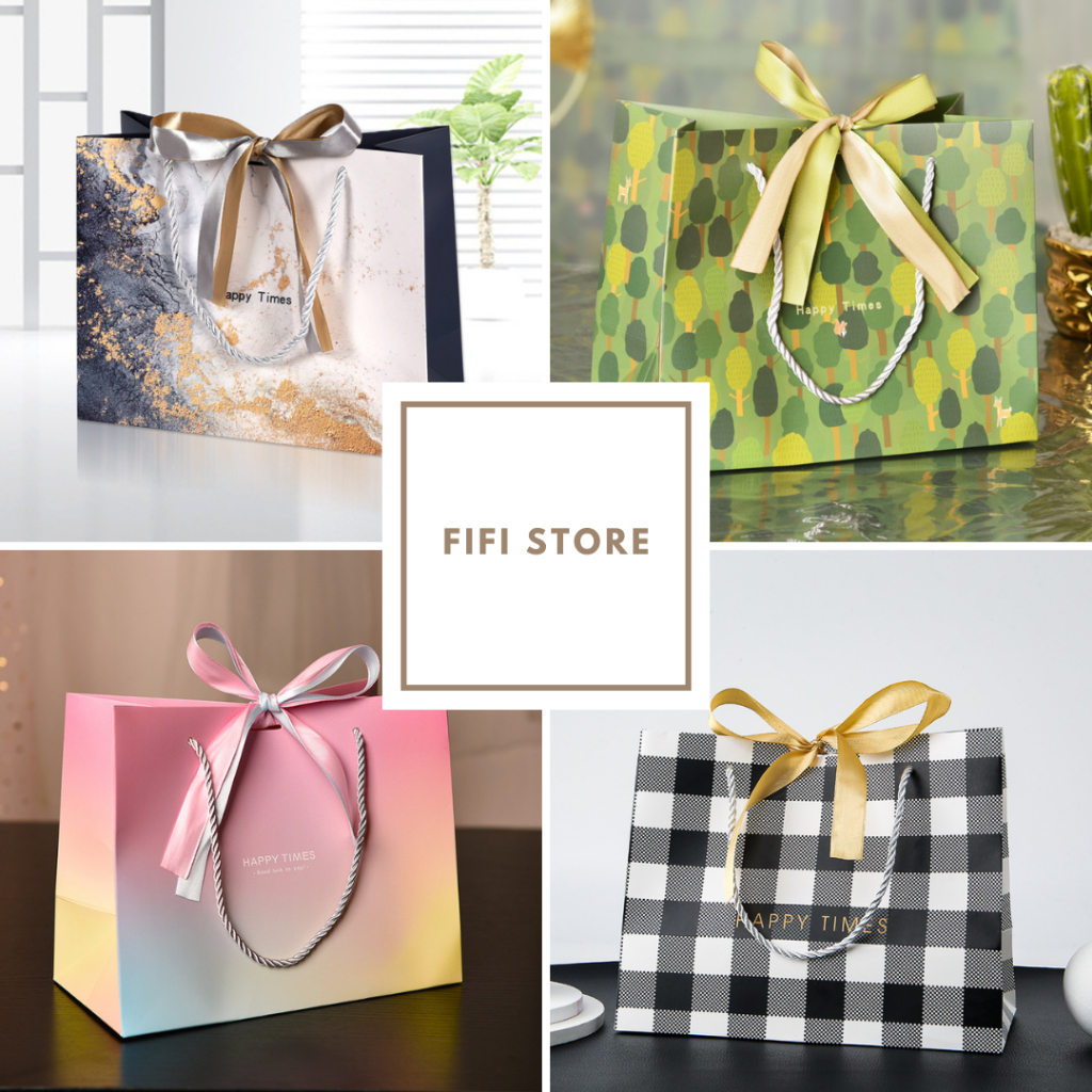 

Paper Bag Motif Premium Tas Hampers Kado Gift Kantong Goodie