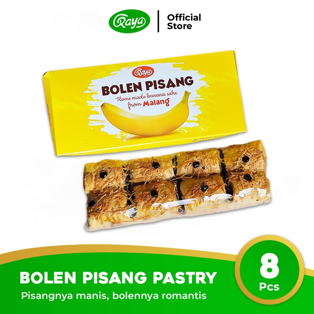 

Raya Pisang Bolen Banana Besar – Pastry Isi 8 pcs | Bahan Premium | Kue Enak Oleh-Oleh Khas Malang