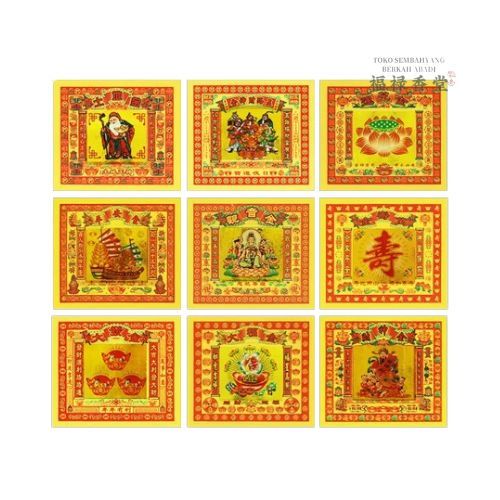 Kertas Sembahyang Warna Kimcua Warna 12 Varian Perbungkus