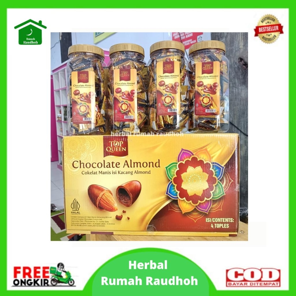 

COKLAT ALMOND TOP QUEEN - CEMILAN ENAK DAN SEHAT
