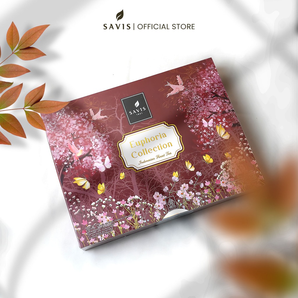 

SAVIS TEA PREMIUM HAMPERS EUPHORIA COLLECTION (RED) - Tea Gift Hampers Tea Collection Premium