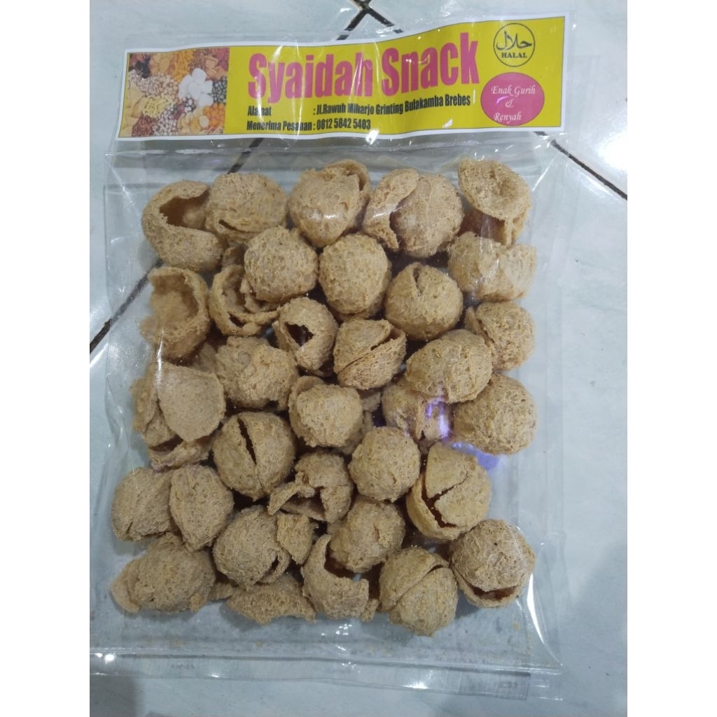 

Kripik cangkang tahu
