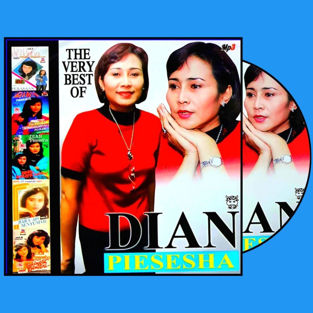 KASET CD MP3 LAGU DIAN PIESESHA LENGKAP - DISC MP3 LAGU POP TEMBANG KENANGAN NOSTALGIA - CD MP3 LAGU