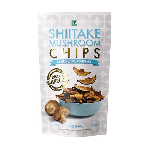 

Shitake Mushroom Snack 50gr - iP Farm Healthy Snack with Crispy Dried Mushrooms