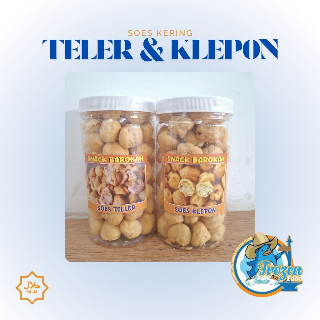 

Snack Barokah Soes Kering Rasa Teller & Klepon 220gr | WAJIB EXTRA BUBBLEWRAP