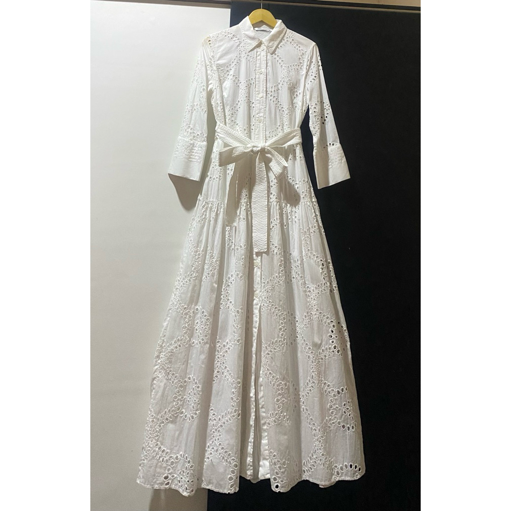 longdress eyelet zara