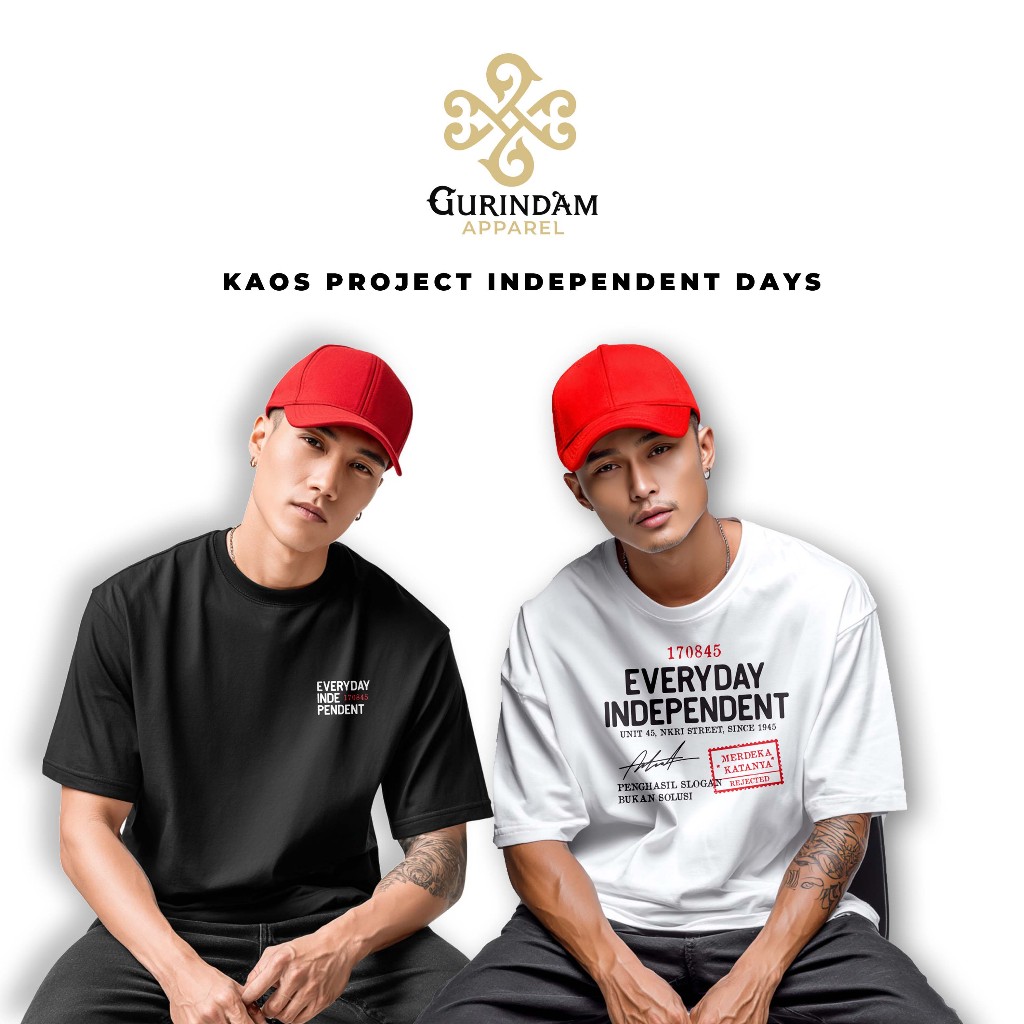 Gurindam Apparel Kaos Project Independent Days