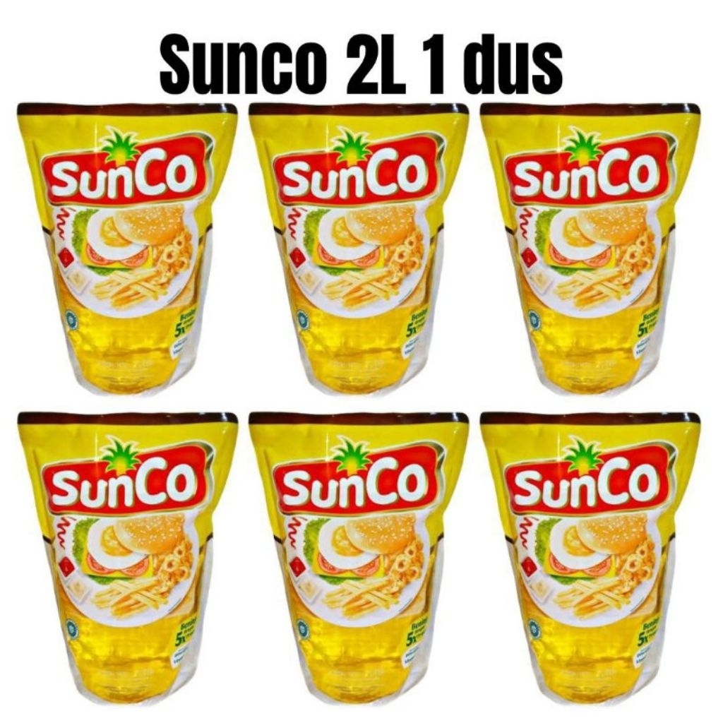 

Minyak Sanco kemasan 2 liter/dos isi 6 pcs