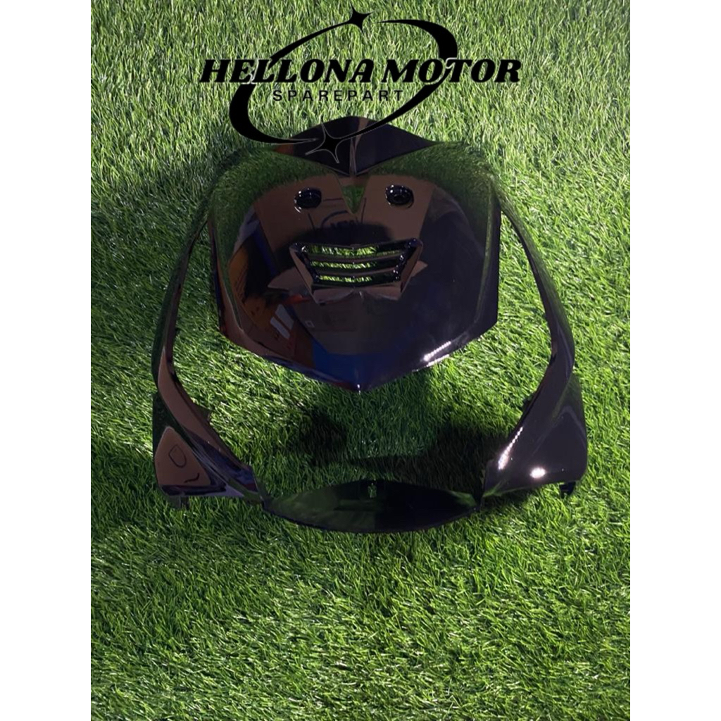 cover tameng beat karbu hitam - tameng depan beat karbu hitam termurah