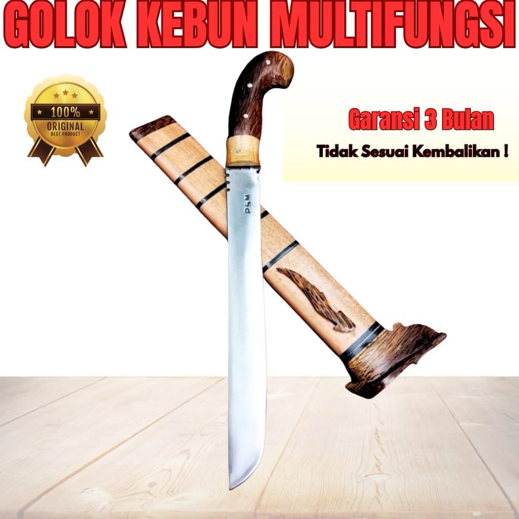 GOLOK BAJA PANJANG | Golok Bedod Multifungsi Peralatan Berkebun