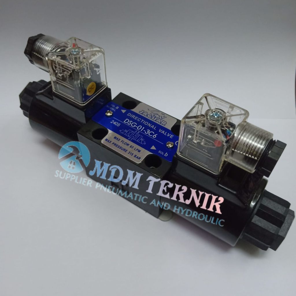 SOLENOID VALVE DSG 01-3C6 AC 220/DC24 VOLT JAGUAR - DC 24 VOLT