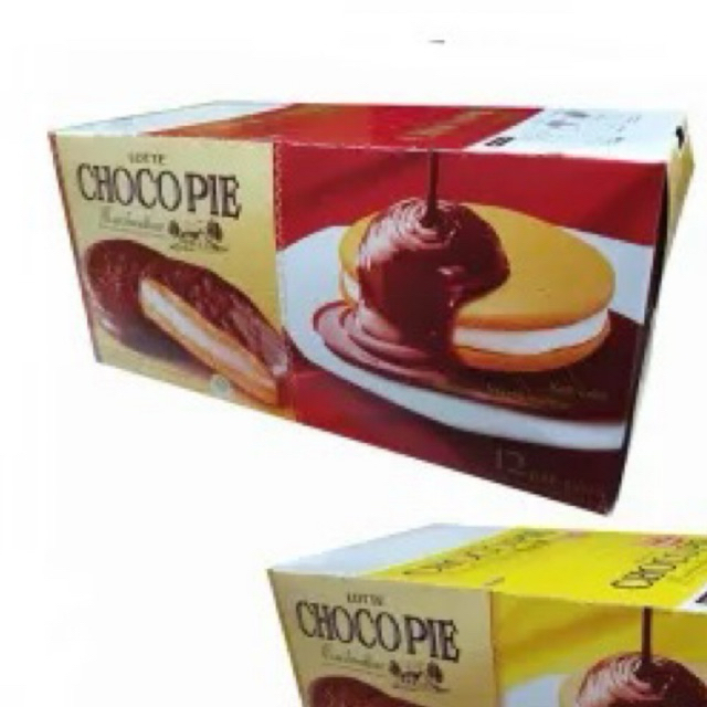 

chocopie lotte isi 12pcs